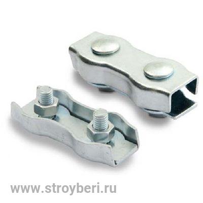 Зажим для стальных канатов DUPLEX 5мм (2) !
