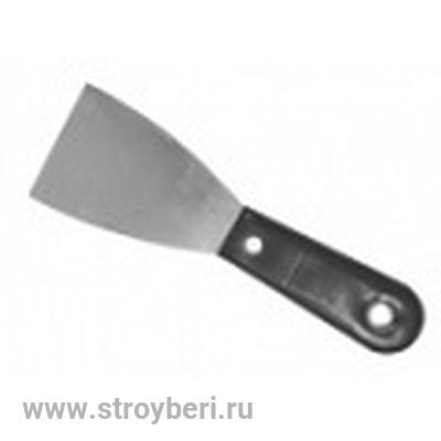 35112 Шпатель полированный 50мм с пластиковой ручкой (12/240)