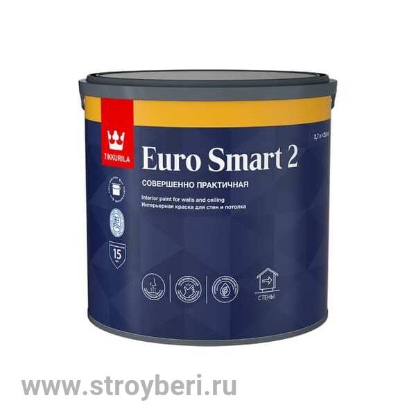 TIKKURILA EURO SMART 2 A краска 2.7л