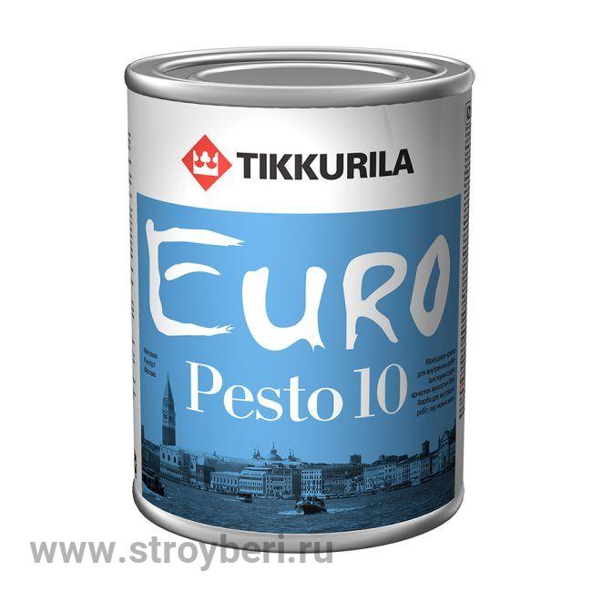 TIKKURILA PESTO 10 A мат алкидная краска 0.9л