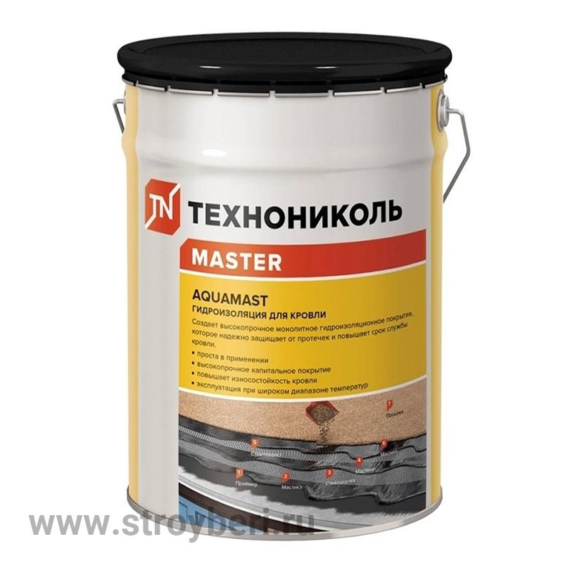 Мастика битумно-резиновая (кровля) АкваМаст (18кг)