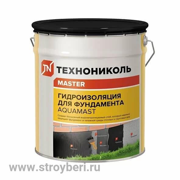 Мастика битумная (фундамент) Аквамаст (18кг)