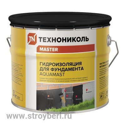 Мастика битумная (фундамент) Аквамаст (3кг)
