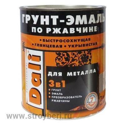 DALI Грунт-эмаль по ржавчине Белый RAL9010 2л