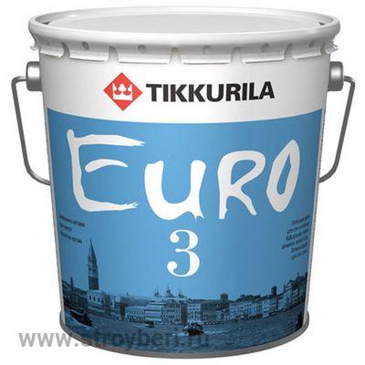 TIKKURILA EURO MATT 3 С краска 9л