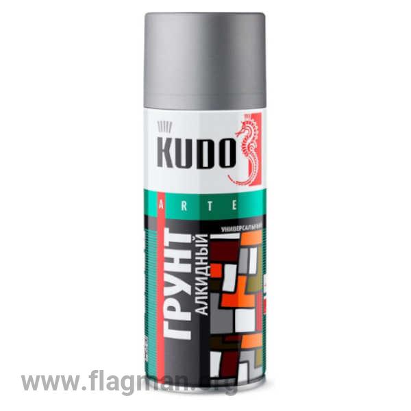 KU-2001 Грунт аэрозольный КУДО алкидный серый 0.52л
