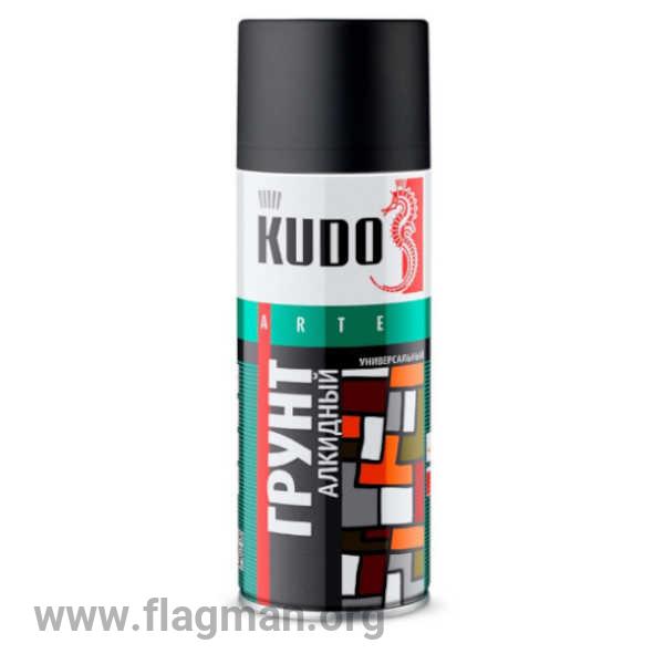 KU-2003 Грунт аэрозольный КУДО алкидный черный 0.52л