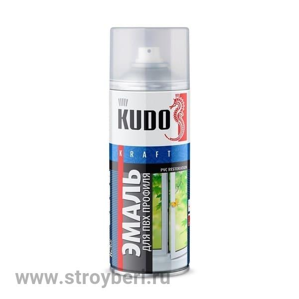 KU-6101 Эмаль для ПВХ профиля КУДО аэрозольная 0.52л