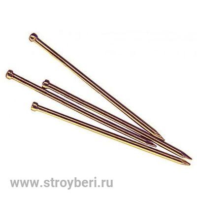 Гвозди финишные бронза 1.4/40 (100гр)