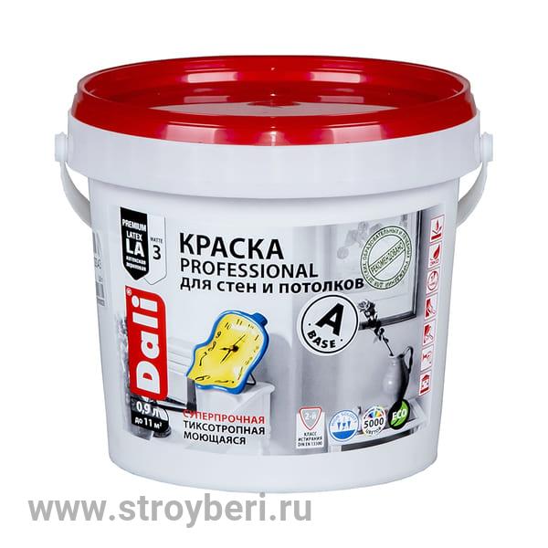 DALI PROFESSIONAL Краска для стен и потолков А 9 л
