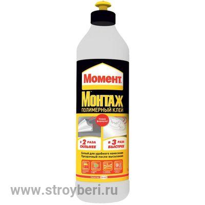 1897367 Клей полимер. Момент Монтаж 250 мл.!