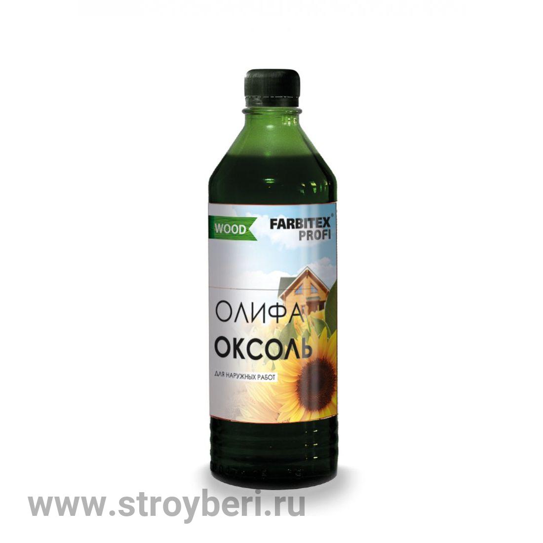 Олифа Оксоль марки ПВ (0.5 л) FARBITEX ПРОФИ WOOD