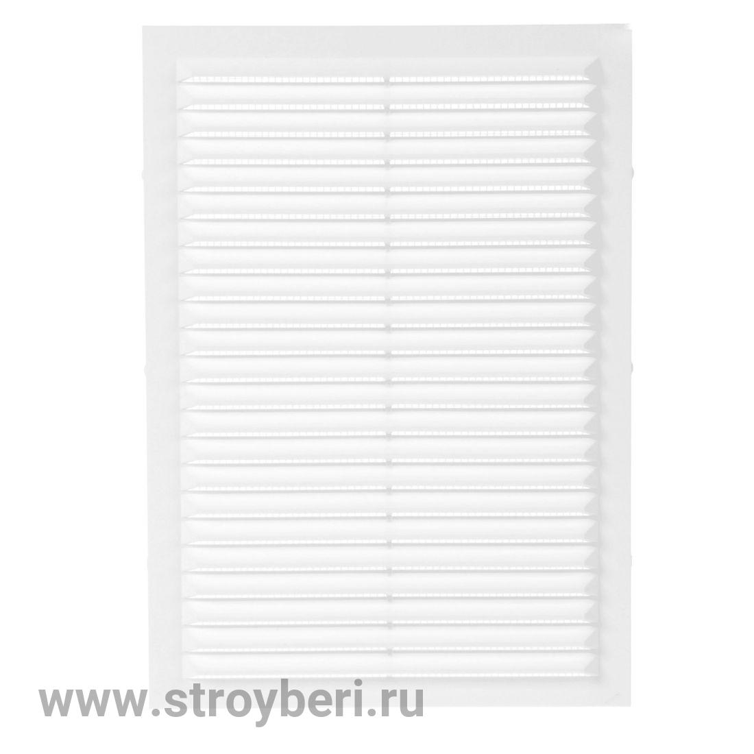 1724С Решетка вентиляционная вытяжная АБС 170х240 белая