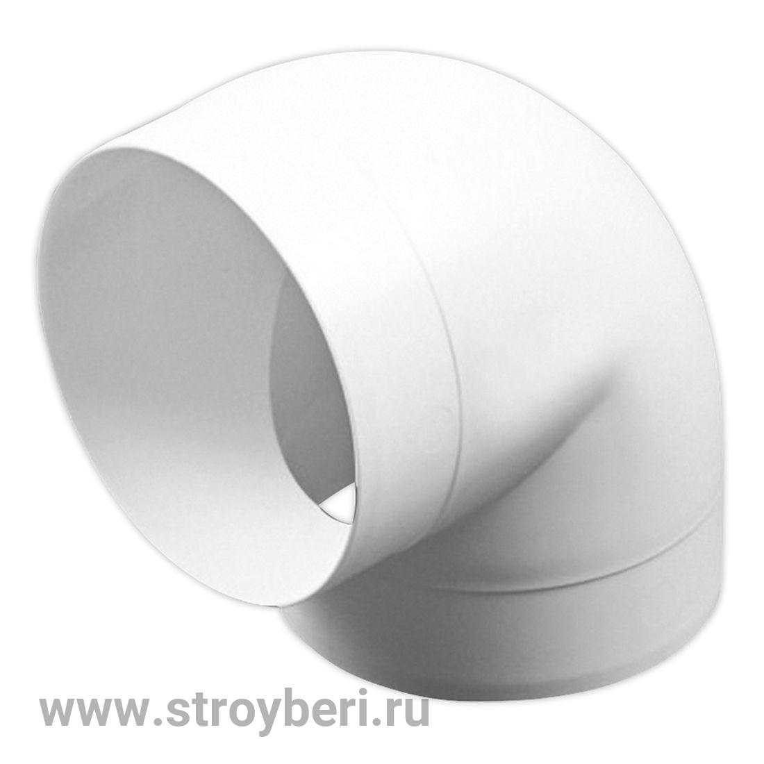 10ККП 90 град. Колено круглое пластик D100