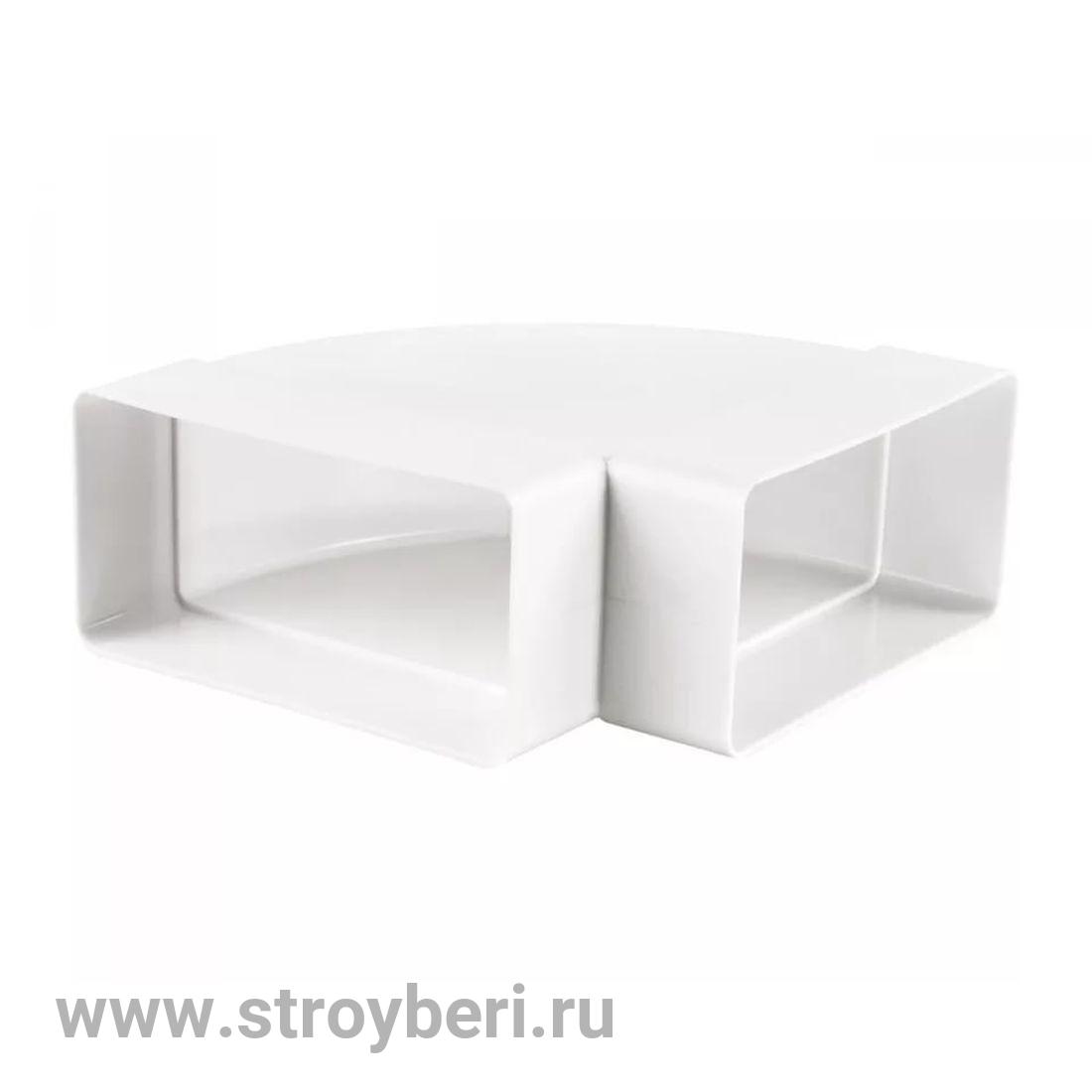 612КГП колено горизонтальное пластик 90 град. 60х120