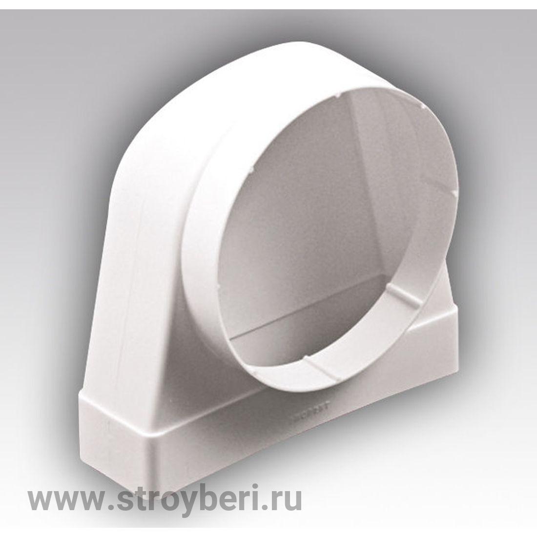 620СК10ФП соед.угл.90гр.,пластик,плоск.воздух. с фланц.воздухраспред.60*204/D100