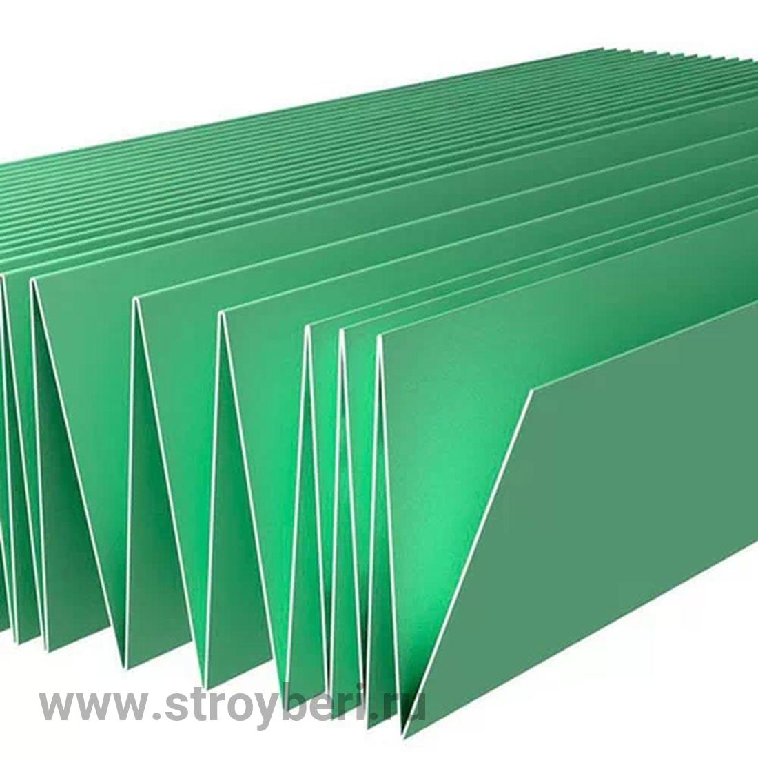 Подложка гармошка 3мм SOLID 5.25м2 5*1,05 Зеленая