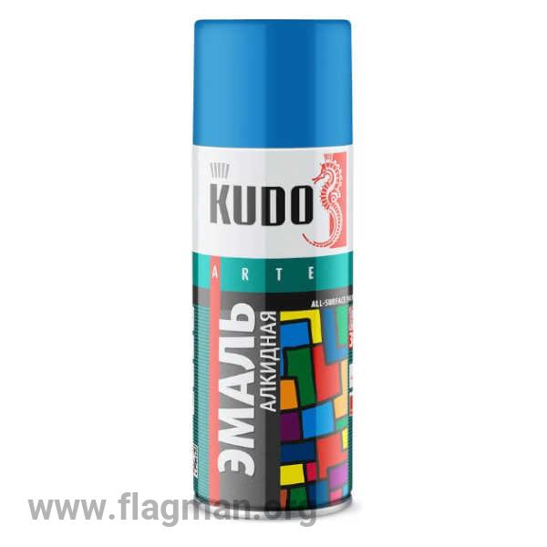 KU-1010 Аэрозольная краска КУДО RAL 5012 голубая 0.52л Д