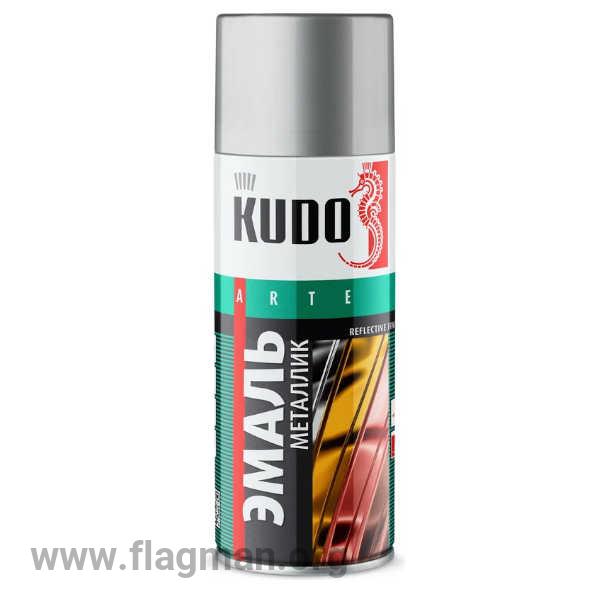KU-1027 Аэрозольная краска КУДО хром 0.52л