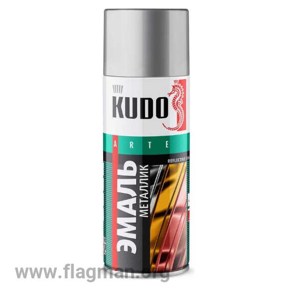KU-1025 Аэрозольная краска КУДО алюминий 0.52л