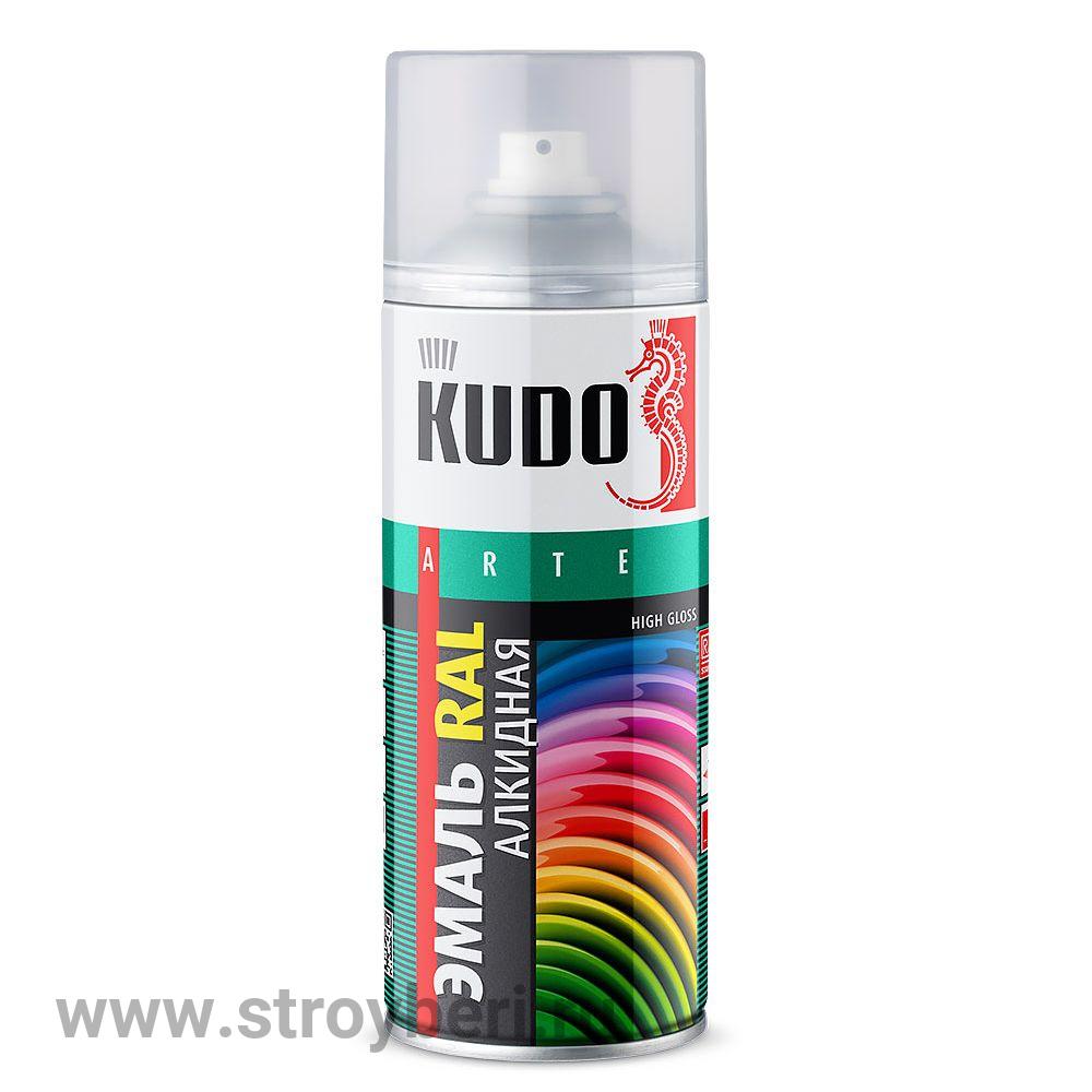 KU-09010 Аэрозольная краска КУДО RAL 9010 белый 0.52л