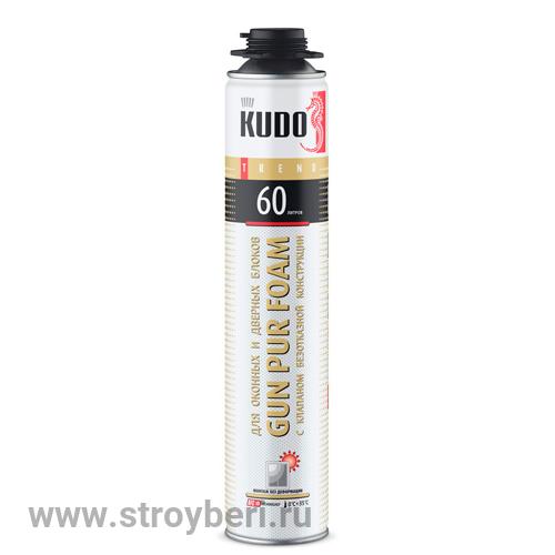 KUPTW10S60/KUPTW10W60 Пена полиуретановая монтажная KUDO TREND WINDOW 60
