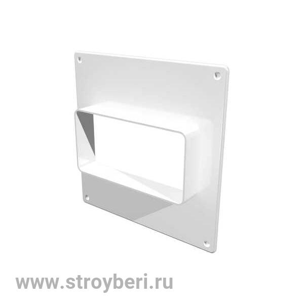 ТПП612 торцевая площадка пластмассовая для прямоуг. каналов горизонт