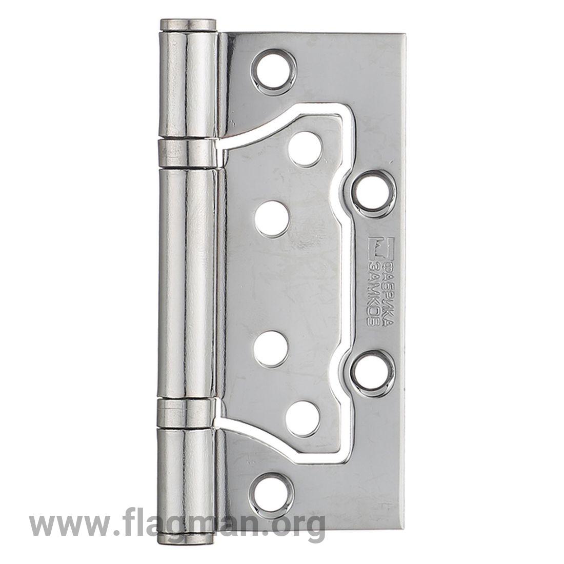 ФЗ Петля накладная E-2BB-100 CP хром