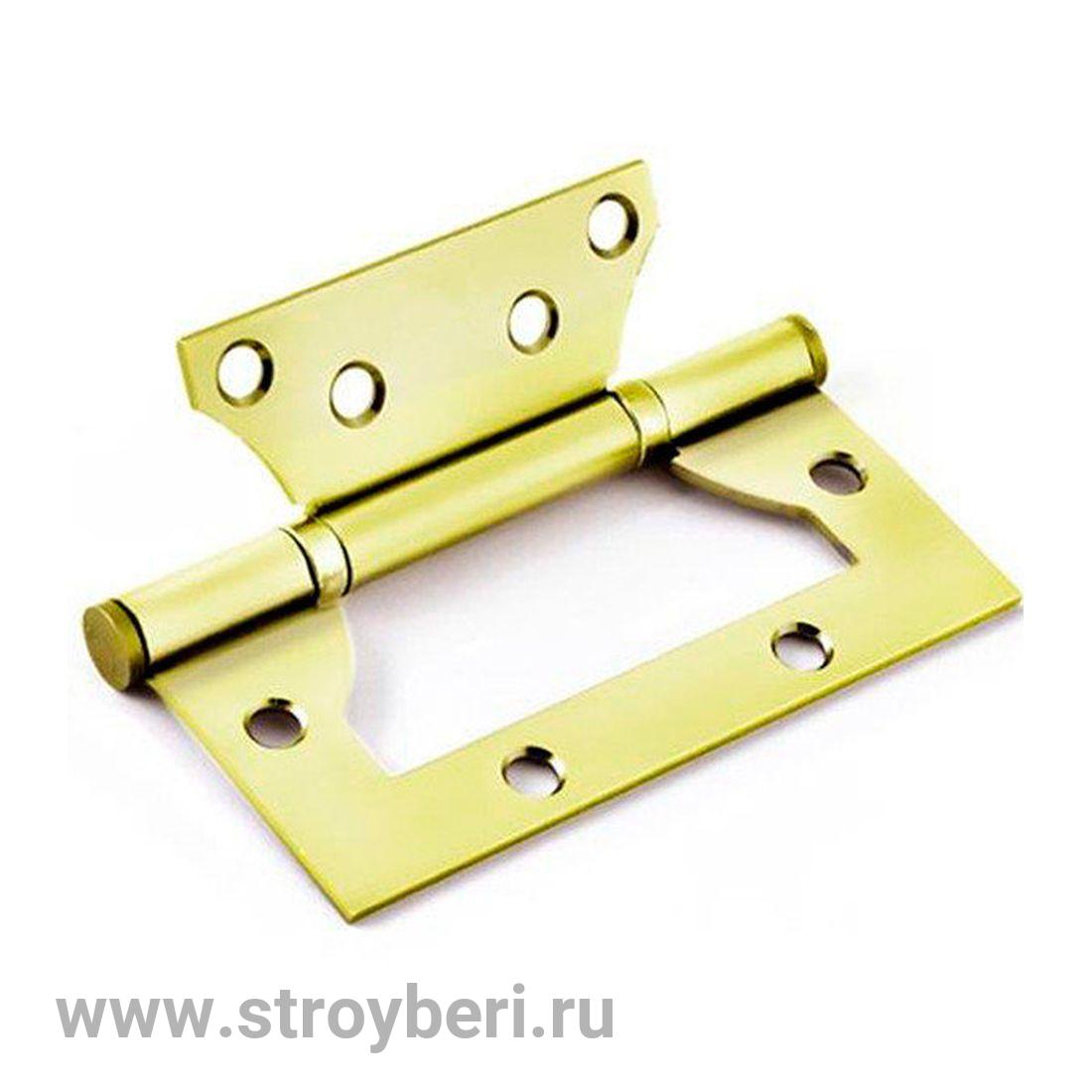 PALLADIUM Петля накладная 2BB-100 PB латунь