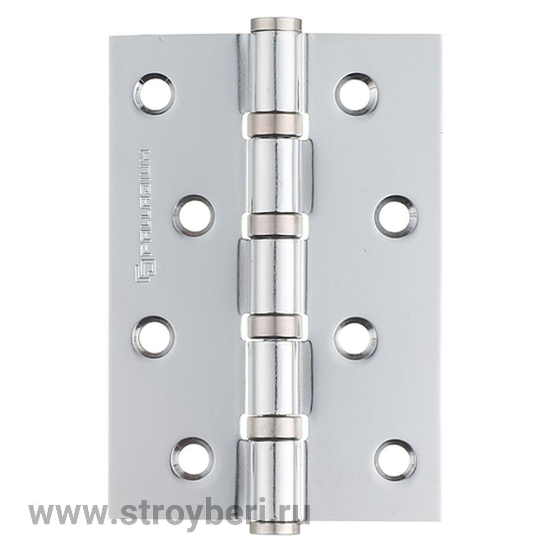 PALLADIUM Петля унив. N 4BB-100 CP хром (2mm)