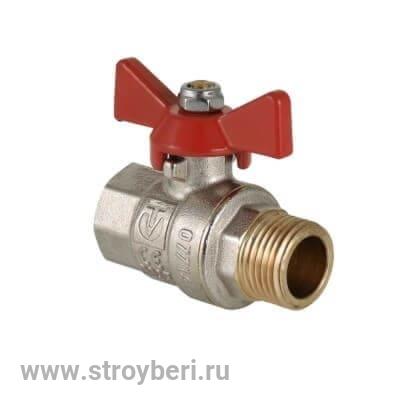 Кран шаровой Valtec BASE Ду 25 Ш-Г бабочка (VT.218.N.06)